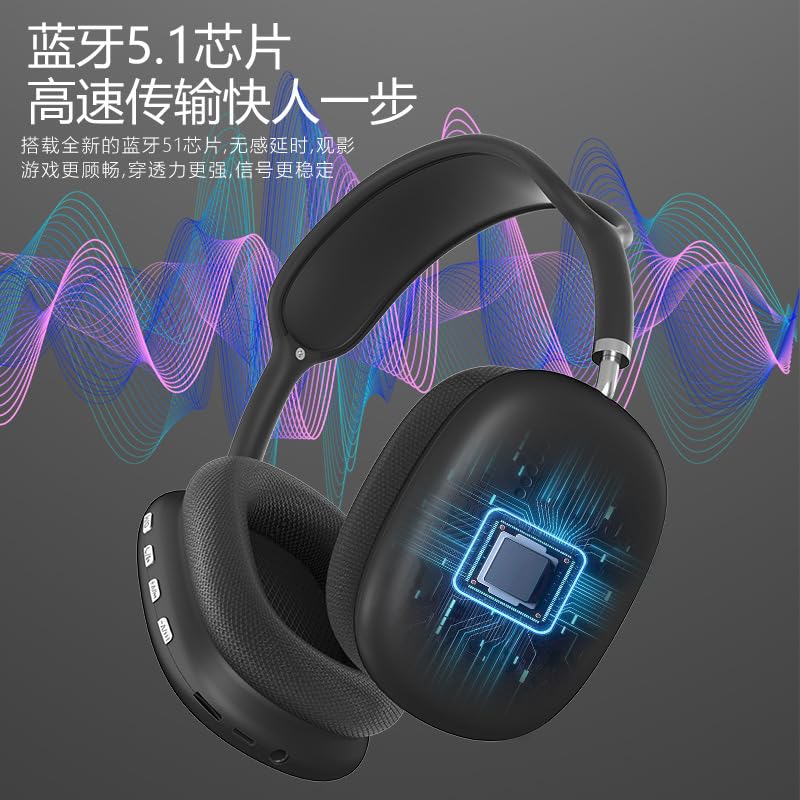 P9 Bluetooth Headphone Hi-Fi Stereo Noise Reduction Earphone