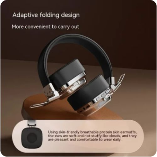 Retro Classic Over Ear Headsets Studio Stereo Bluetooth5.3 Wireless Headphones Touch Control Type C Earphones, Gift: Audio Cable Can Be Connected To Sound Card Or Mixer