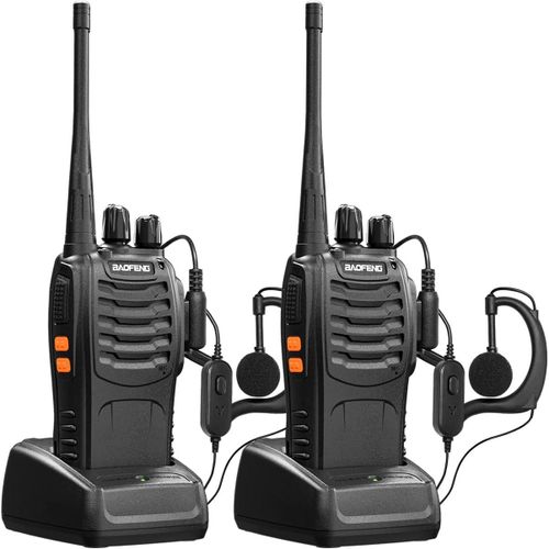 Baofeng BF-888s 3-5KM Long Range Walkie Talkie Radio Calls 2pcs