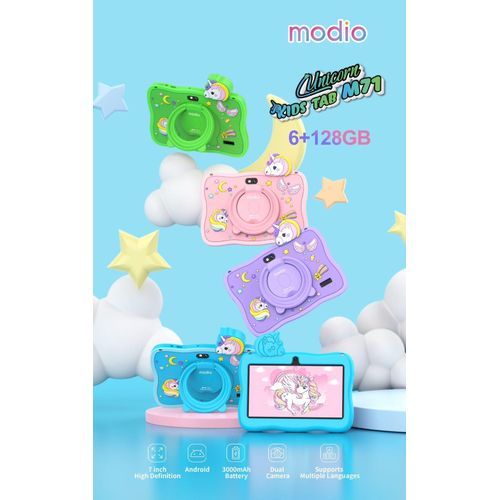 Modio M71 EDUCATIONAL KIDS TABLET FOR 2YR-8YRS WITH 128GB ROM/ 6GB RAM