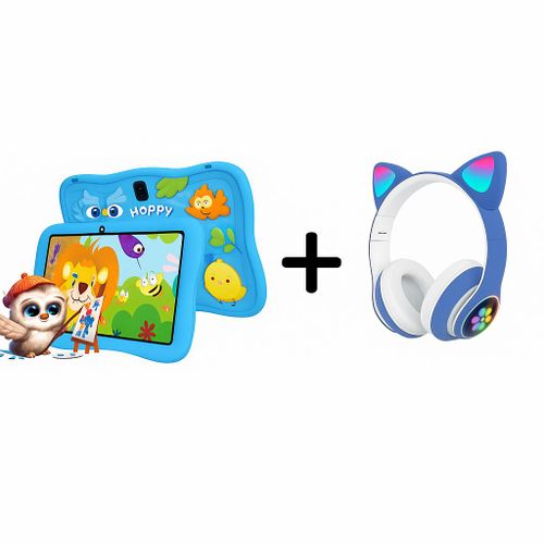 Telzeal Kids Tablets NEW P103 KIDS STUDY TABLET 10.1INCH 512GB/8GB 10000MAH 5G SIMCARD SLOT WITH SILICONE COVER AND FREE WIRELESS HEADPHONES