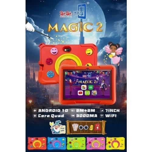 Bebe MAGIC 2 Android Kids Tablet - 7" - 128GB ROM - 4GB RAM - WiFi Only - Quad Core - 3000mAh