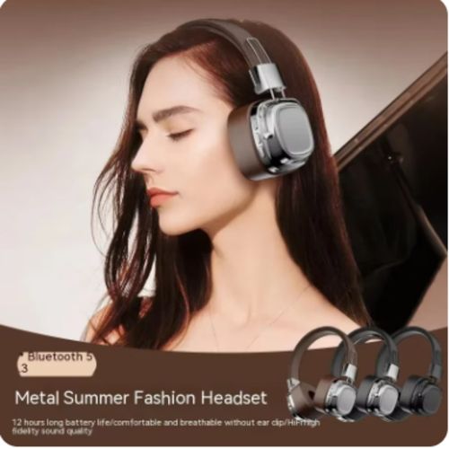 Retro Classic Over Ear Headsets Studio Stereo Bluetooth5.3 Wireless Headphones Touch Control Type C Earphones, Gift: Audio Cable Can Be Connected To Sound Card Or Mixer