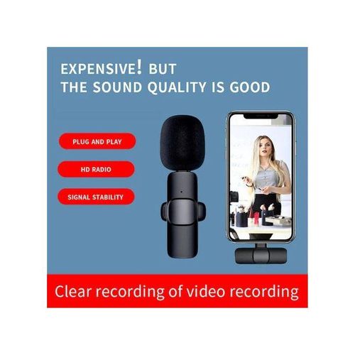 Vlogging Wireless Lapel Microphone For Type-C & IPhone