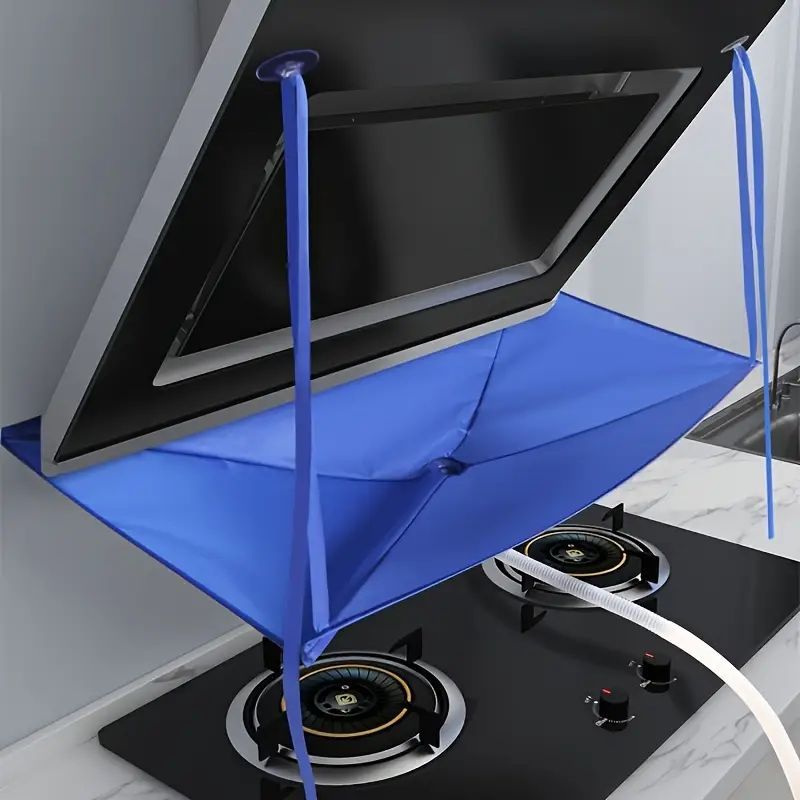 Range Hood Cleaning Water Collection Bag - Kitchen Hood Drip Catcher Cover for Easy Maintenance