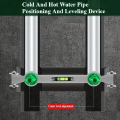 Shower Fixture Alignment Tool Universal Faucet Bracket Plumber's Mounting Jig Valve Positioning System Faucet Installer Pro Plumbing Fixture Positioning Tool