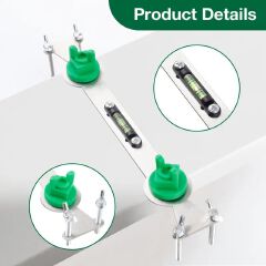 Shower Fixture Alignment Tool Universal Faucet Bracket Plumber's Mounting Jig Valve Positioning System Faucet Installer Pro Plumbing Fixture Positioning Tool
