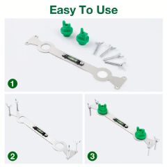 Shower Fixture Alignment Tool Universal Faucet Bracket Plumber's Mounting Jig Valve Positioning System Faucet Installer Pro Plumbing Fixture Positioning Tool