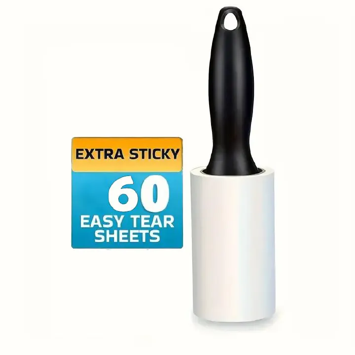60 / 120 / 240 Sheets Lint Roller Pet Hair Remover Fur remover Sticky Brush - Clothes Furniture Car Seat Cleaner