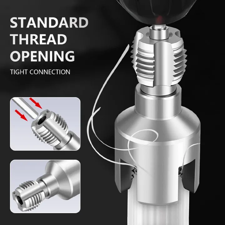 1/2-inch 3/4 inch 1 inch Integrated Internal and External Thread Pipe Threading Tool for PPR Pipes, with Taps and Dies for Thread Cutting