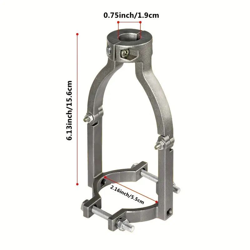 Drill Mortise Attachment Square Hole Drill Bracket – Mortise Tenon Bit Adapter Bracket for Electric Hand Drill & Bench Drill Press Woodworking Drill Tool Square Hole Bit Holder