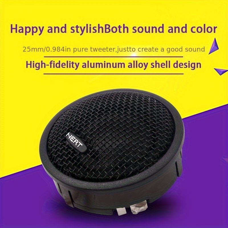 Car Tweeters 120W | Premium Super Tweeter Speakers Set | 1 Inch Dome Tweeters with Crossover | Car Audio System Upgrade Kenya