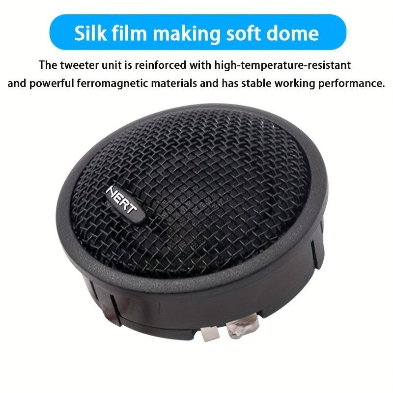Car Tweeters 120W | Premium Super Tweeter Speakers Set | 1 Inch Dome Tweeters with Crossover | Car Audio System Upgrade Kenya