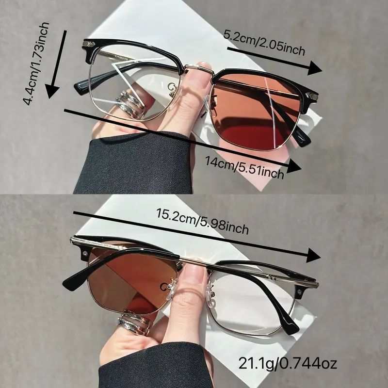 Photochromic Lenses Transition Glasses Smart Color Changing Glasses - Blue Light Blocking + UV Protection |  Light-adaptive lenses Variable tint lenses Auto-tinted Glasses