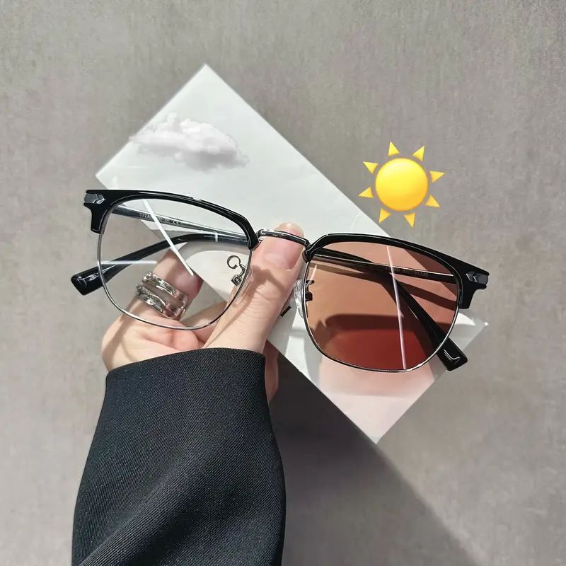 Photochromic Lenses Transition Glasses Smart Color Changing Glasses - Blue Light Blocking + UV Protection |  Light-adaptive lenses Variable tint lenses Auto-tinted Glasses