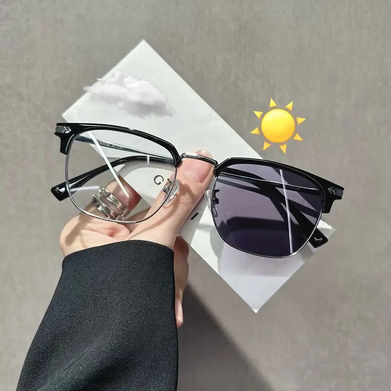 Photochromic Lenses Transition Glasses Smart Color Changing Glasses - Blue Light Blocking + UV Protection |  Light-adaptive lenses Variable tint lenses Auto-tinted Glasses