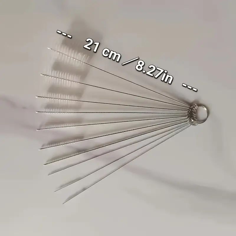 10pcs Bottle Cleaning Brush Straw Brushes Set - Baby Bottle, Straw & Water Bottle Cleaner Brushes Kit