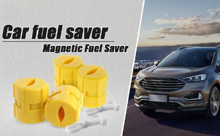 2 pcs / 4 pcs Magnetic Fuel Saver for Cars - Universal Vehicle Fuel Economizer - Save Petrol & Diesel - 2/4 Pcs Set