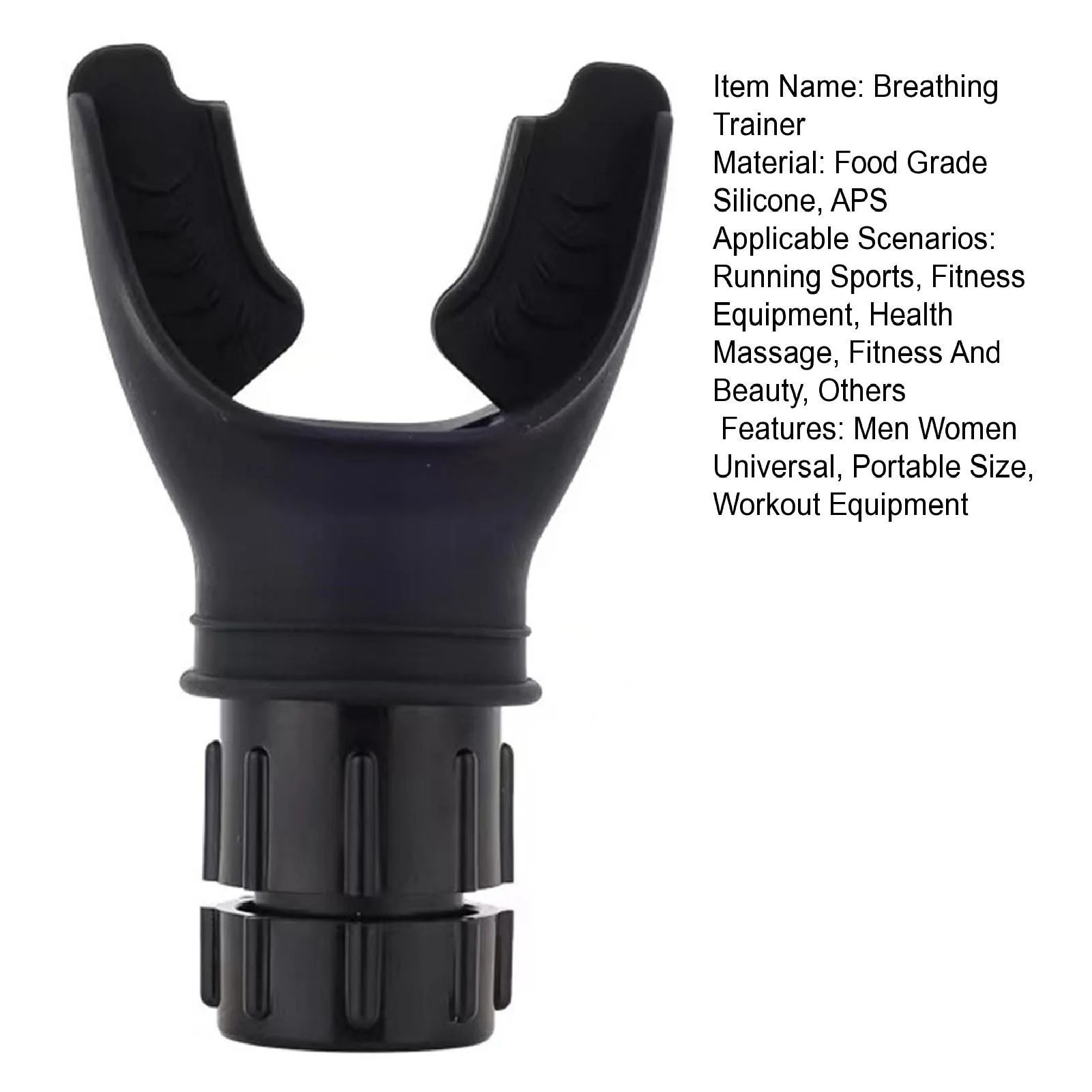 Portable Breathing Trainer Respiratory trainer Spirometer - Build Stamina & Lung Capacity for Sports & Fitness