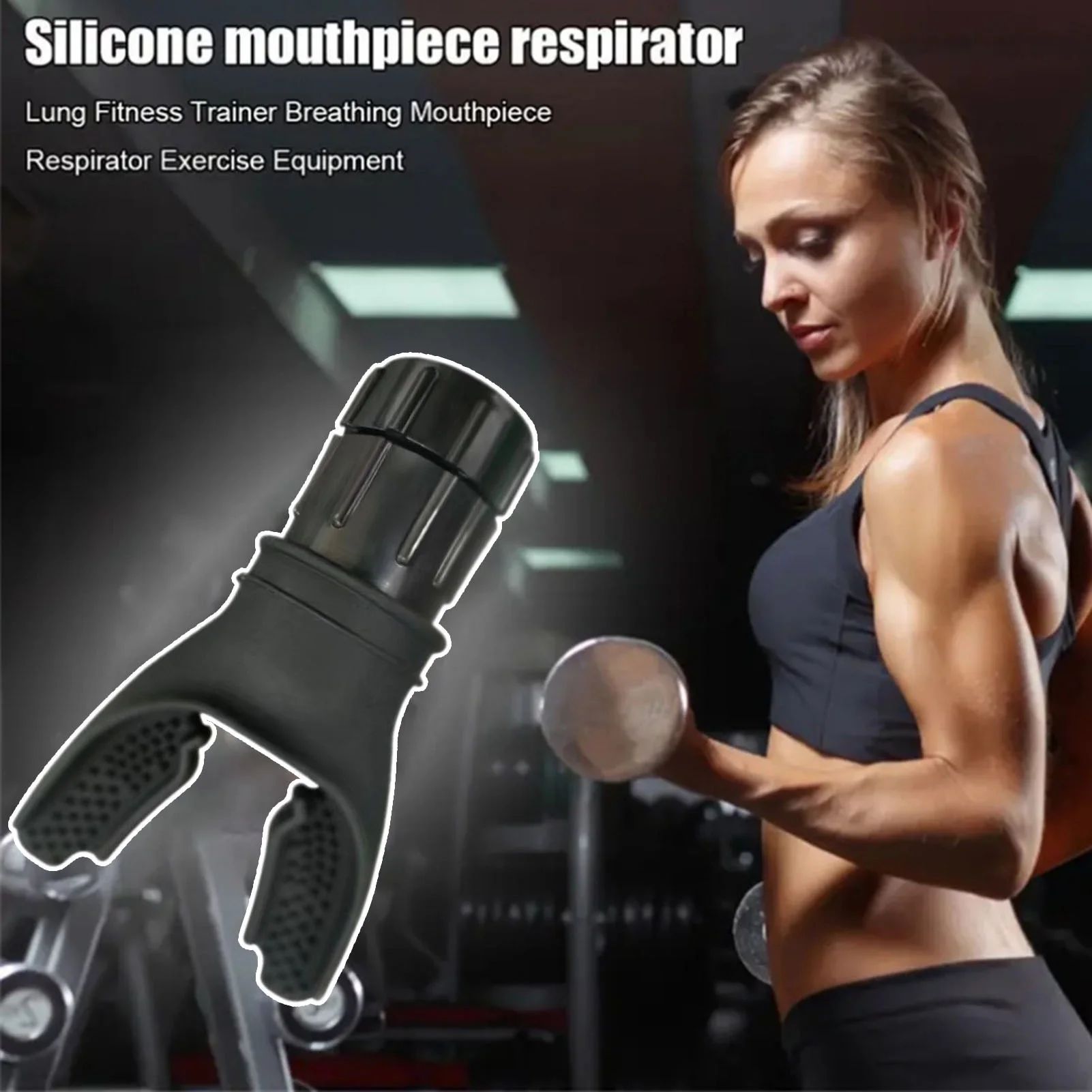 Portable Breathing Trainer Respiratory trainer Spirometer - Build Stamina & Lung Capacity for Sports & Fitness