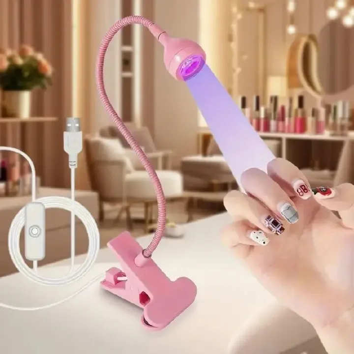 Mini UV Light Lamp - Nail Curing, Currency Detector, Resin Craft, Gel Polish Dryer for Nail Salons