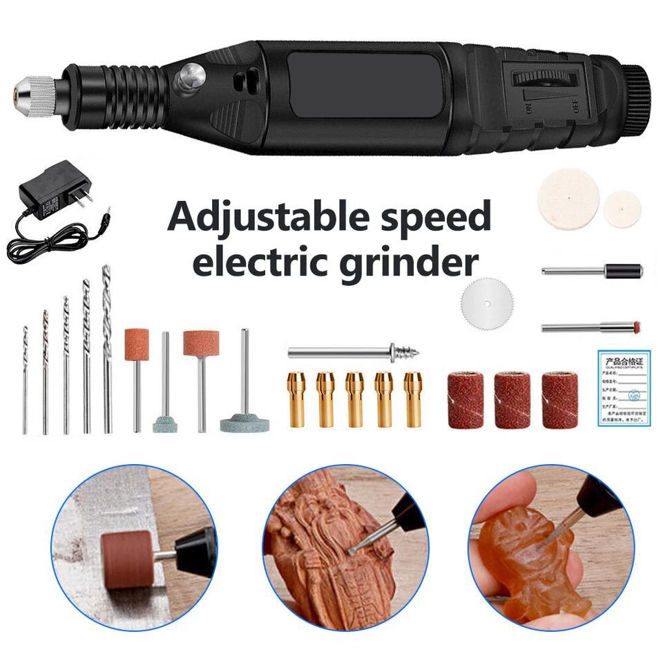 Electric Mini Drill Grinder Machine Set Drill Ya Kukata Machine Ya Kuchonga Grinder Ndogo Carving & Engraving Machine with Accessories for DIY Projects Kenya