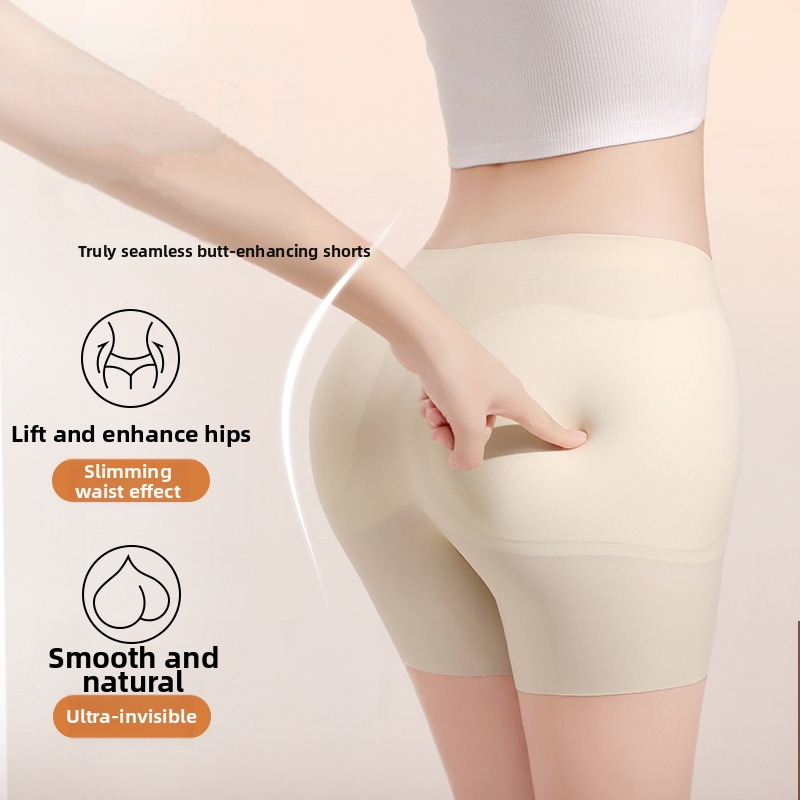 Seamless Padded Butt Lifter Tummy Control Shapewear Shorts Push Up Hip Pad Enhancer Panties - High Waist Tummy Control Body Shaper with Padded Hip Enhancer Shapewear Pants for Women