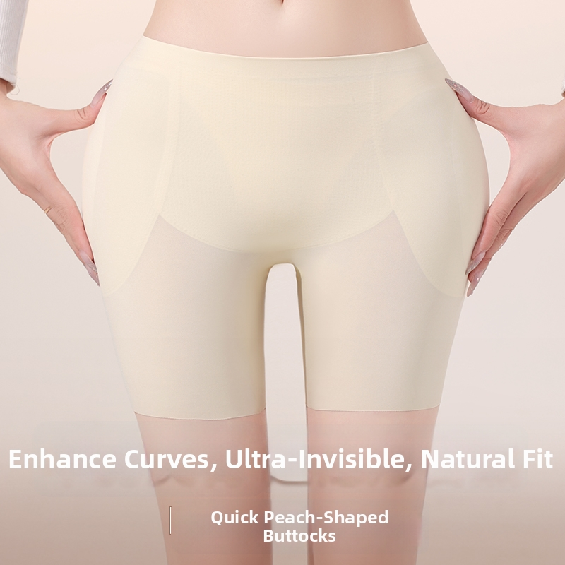 Seamless Padded Butt Lifter Tummy Control Shapewear Shorts Push Up Hip Pad Enhancer Panties - High Waist Tummy Control Body Shaper with Padded Hip Enhancer Shapewear Pants for Women