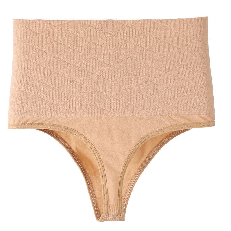 High Waist Tummy Tucker Body Shaper Thong-Style - Seamless Slimming Control Pants Underwear for Women Postpartum Recovery Hip Shaping