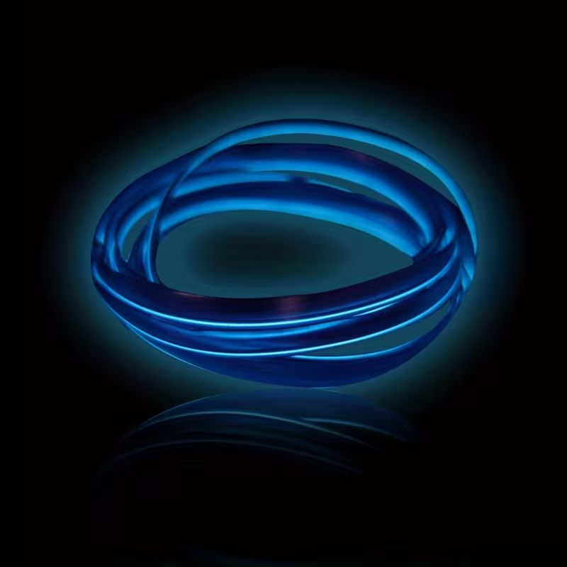 5 Meter  Car Interior Neon Mood Lights – Ambient LED Strip Cold Light Line | Dashboard Glow Strips Neon Lights Car Mood Lights Interior Glow Lights EL Wire