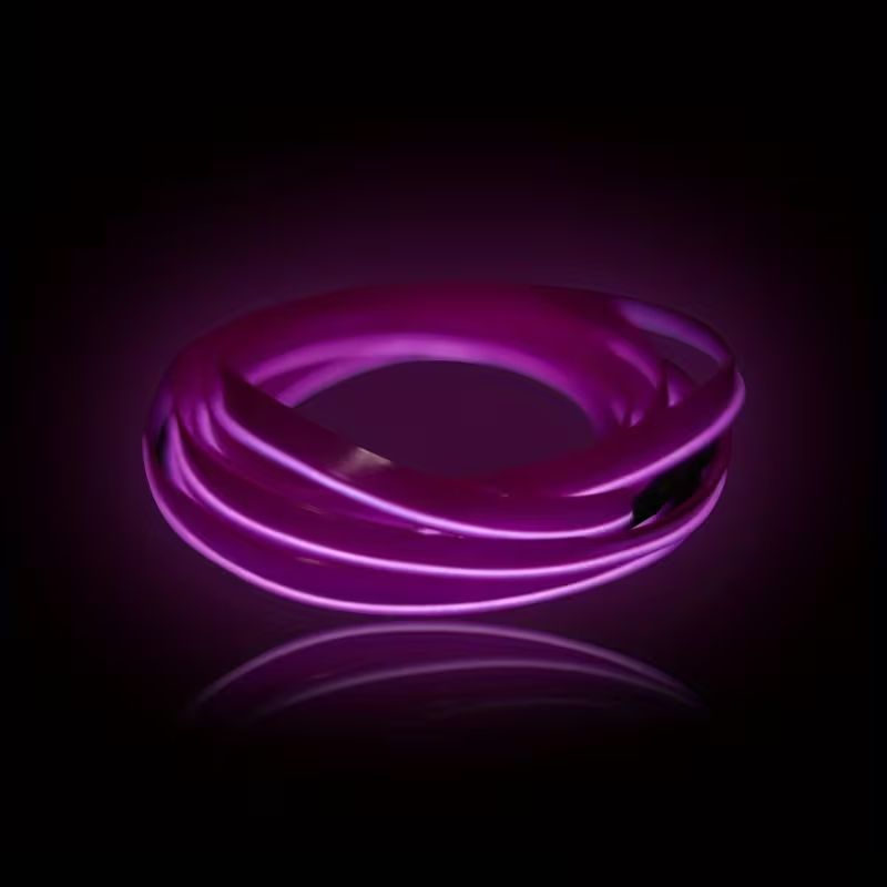5 Meter  Car Interior Neon Mood Lights – Ambient LED Strip Cold Light Line | Dashboard Glow Strips Neon Lights Car Mood Lights Interior Glow Lights EL Wire