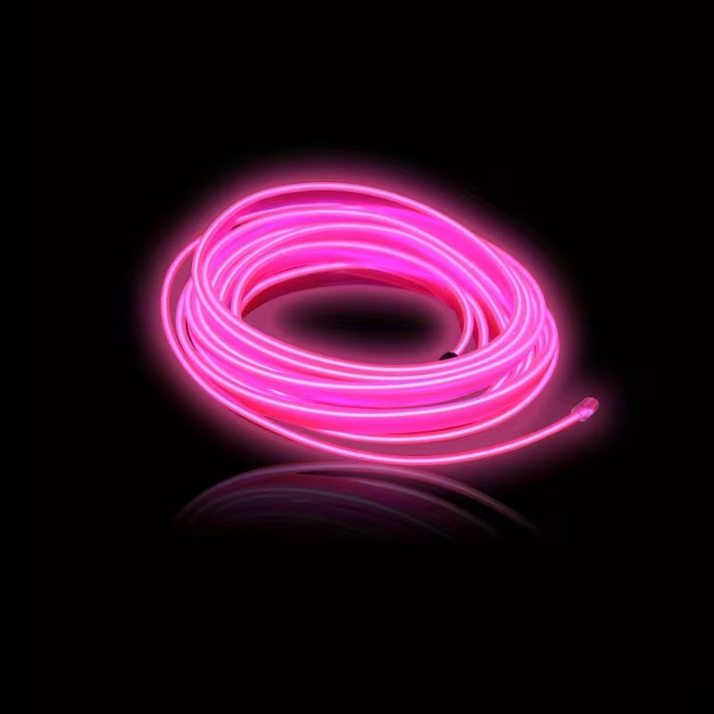 5 Meter  Car Interior Neon Mood Lights – Ambient LED Strip Cold Light Line | Dashboard Glow Strips Neon Lights Car Mood Lights Interior Glow Lights EL Wire