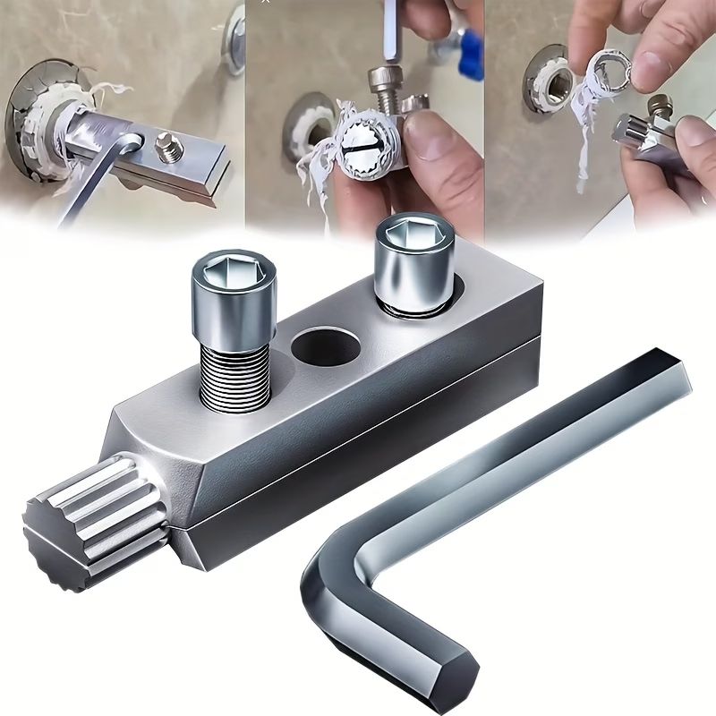 Professional Broken Pipe Extractor Tool Set – Remove Damaged Rusted Stuck Pipes & Valves Easily | Plumbing Repair Tool