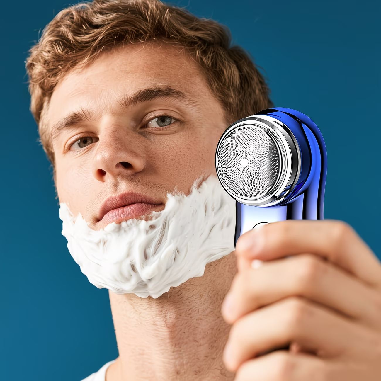 Mini Electric Shaver for Men - Portable Pocket Razor USB Rechargeable Trimmer Beard Trimmerfor Travel & Office