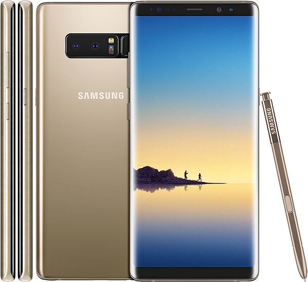 Refurbished Samsung Galaxy Note8 6.3 inch 6GB+128GB/256GB dual sim 12mp+12mp 3300mah clean screen Samsung Galaxy Note 8 smartphone