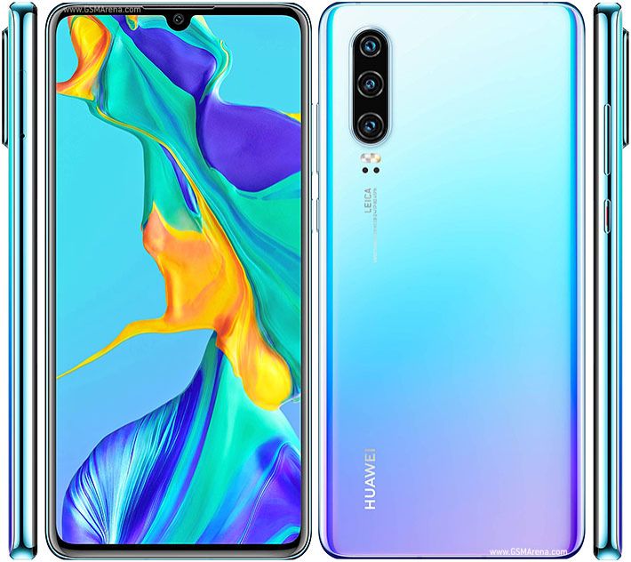 Refurbished Phone Huawei P30 6.1 inch 6GB+128GB 40MP+32MP 3650mah clean screen huawei p30 smartphone