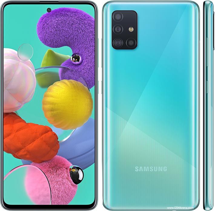 Refurbished Samsung Galaxy A51 6.5inch 6GB+128GB single sim 4000mah 64mp+32mp clean screen Samsung A51 smartphone