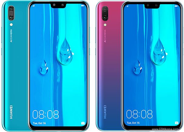 Refurbished smart Phones Huawei Y9 2019 6.5 inch 6GB+128GB dual sim clean screen 4000mAh 13MP+16MP Huawei Enjoy 9 Plus smartphone