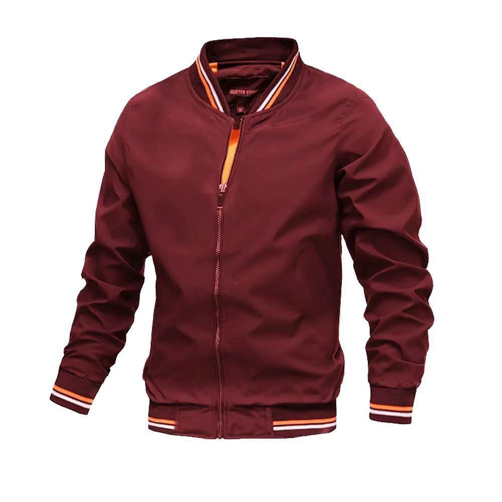 Hoodie, casual cardigan, new sportswear, solid color jacket, trendy men's fashion outerwear, men's top, thin jacket, loose vacation style sportswear