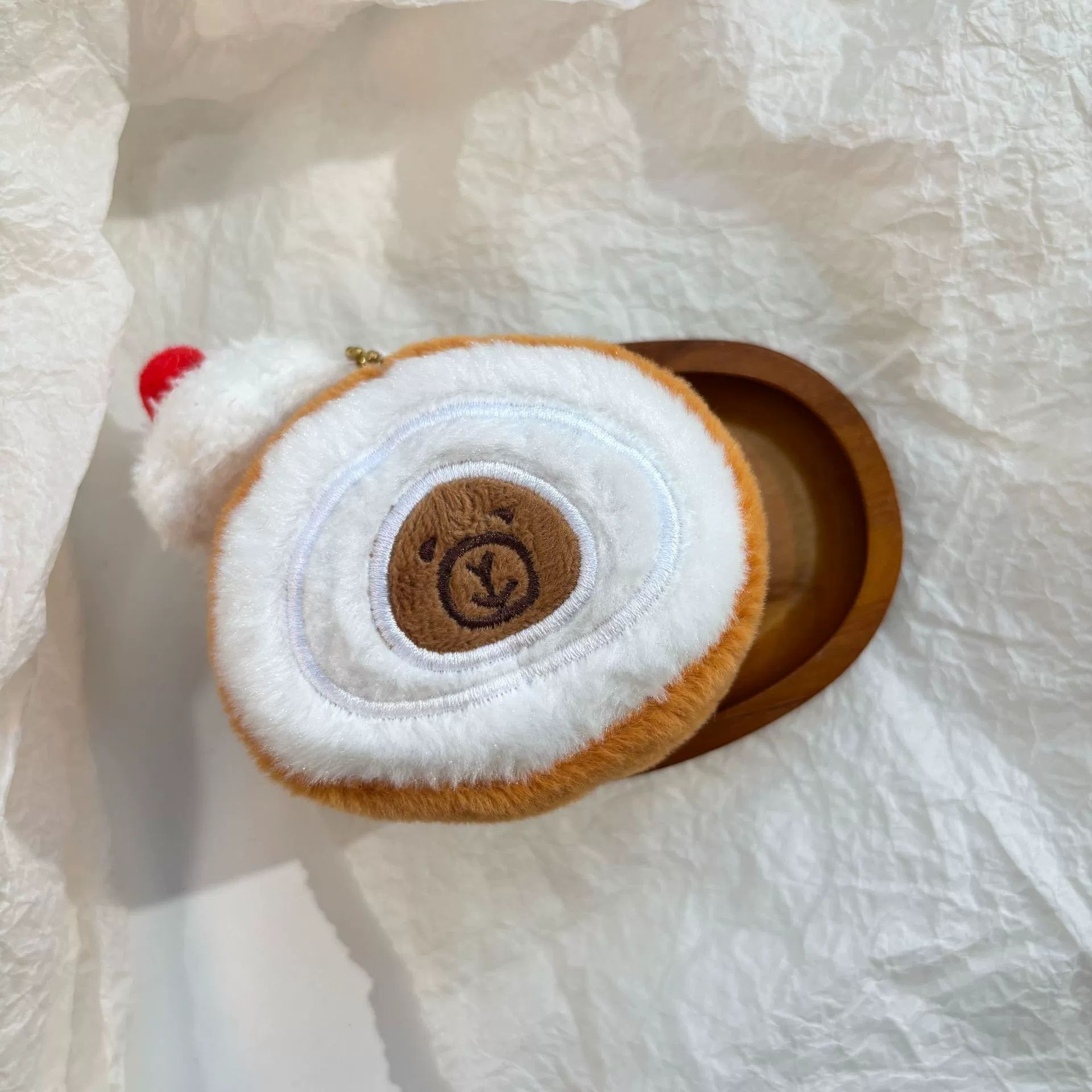 Fun Coffee Dessert Series Cake Dessert Dolphin Swiss Roll Cake Plush Doll Keychain Pendant Doll Girl Gift Bag Pendant Festival Gift Birthday Africa Hot Sale