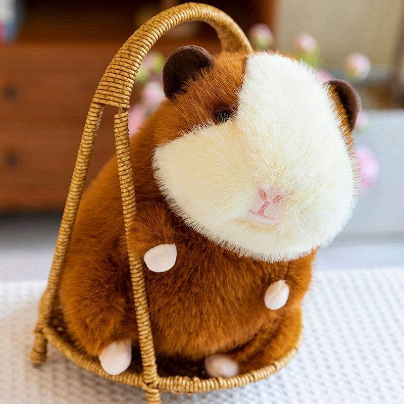 Tiktok Network Red Dutch Pig Doll Throw Pillow Kapila capybara Gifts Cartoon Plush Pendant Cute Creative Doll Girl's School Bag Decoration Doll Birthday Gift Festival Award Africa's Favorite