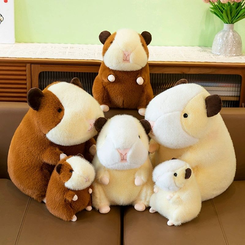 Tiktok Network Red Dutch Pig Doll Throw Pillow Kapila capybara Gifts Cartoon Plush Pendant Cute Creative Doll Girl's School Bag Decoration Doll Birthday Gift Festival Award Africa's Favorite