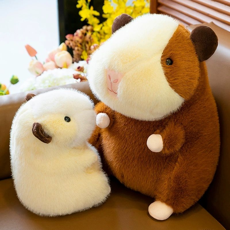 Tiktok Network Red Dutch Pig Doll Throw Pillow Kapila capybara Gifts Cartoon Plush Pendant Cute Creative Doll Girl's School Bag Decoration Doll Birthday Gift Festival Award Africa's Favorite