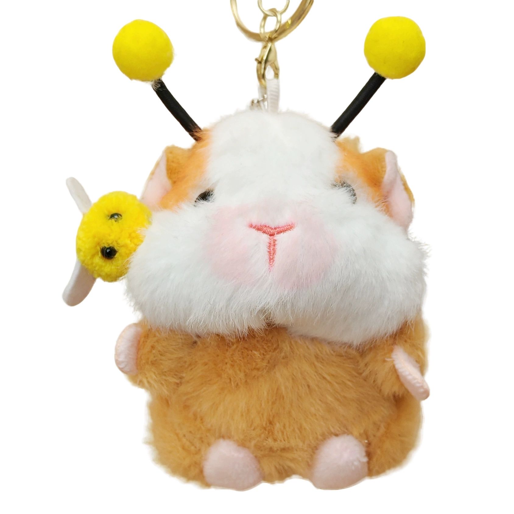 New popular baby hamster plush toy, Dutch pig plush toy pendant, doll bag pendant, small accessory, birthday gift reward for both men and women