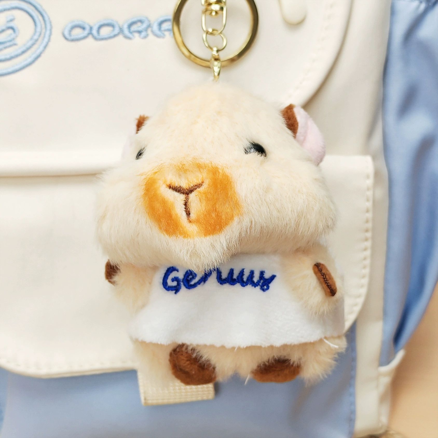 New popular baby hamster plush toy, Dutch pig plush toy pendant, doll bag pendant, small accessory, birthday gift reward for both men and women