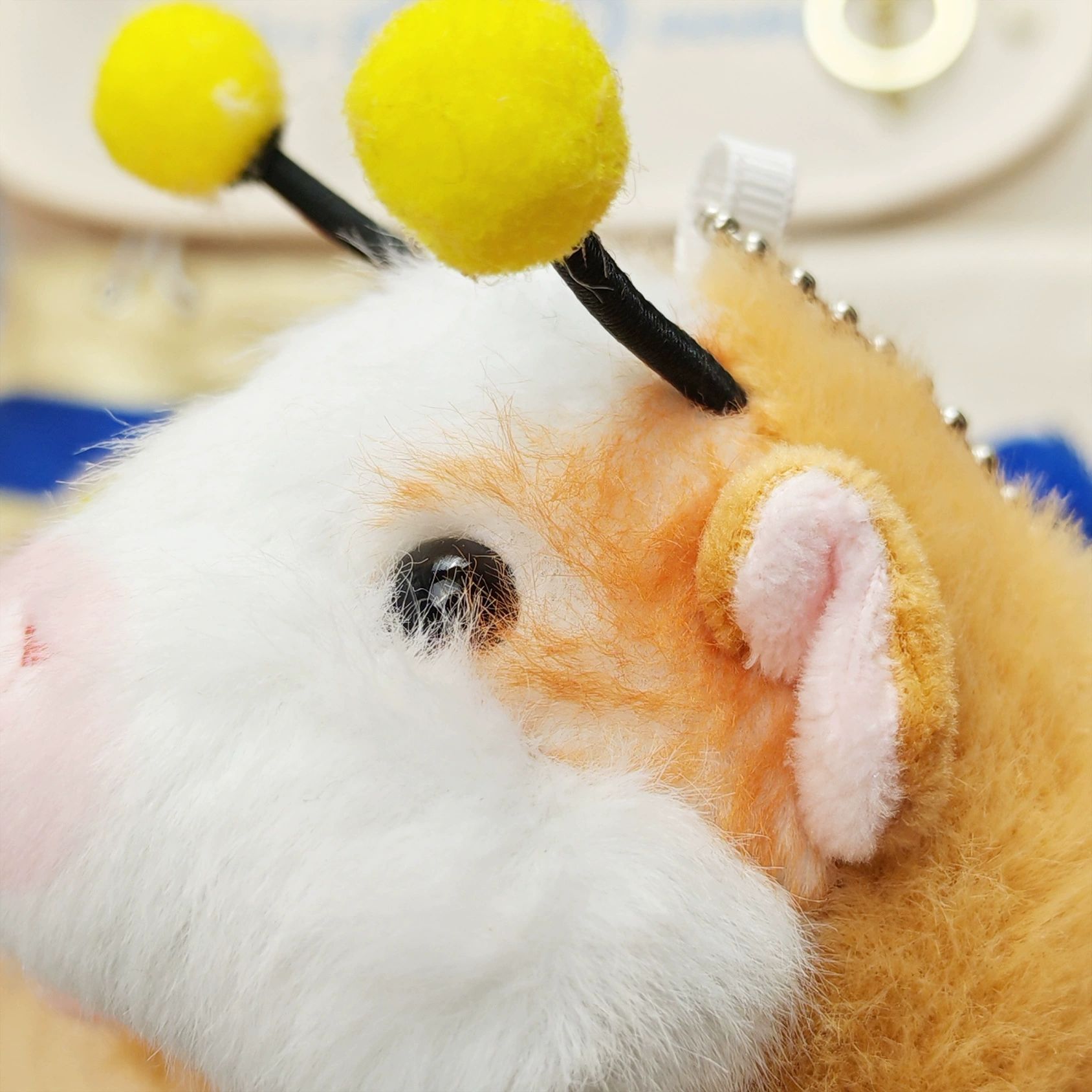 New popular baby hamster plush toy, Dutch pig plush toy pendant, doll bag pendant, small accessory, birthday gift reward for both men and women