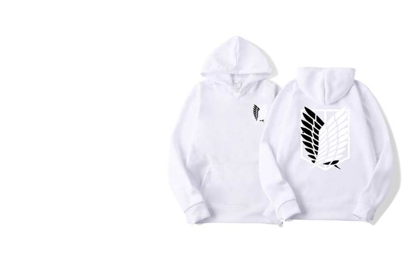 Leisure young handsome travel foreign trade new fashion leisure hooded sweater day diffuse wind spot printed European and American style