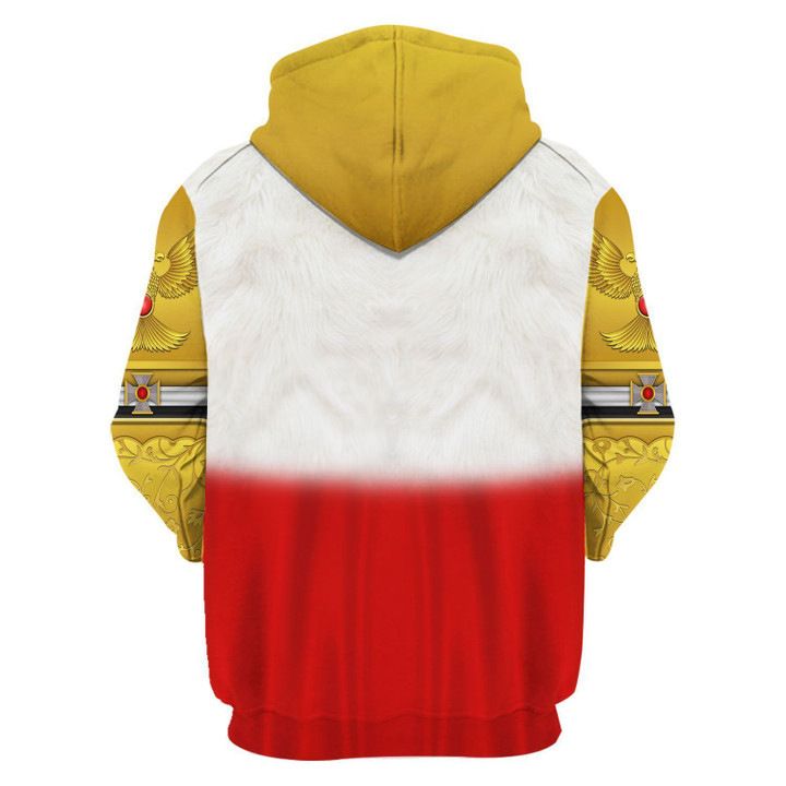 Warhammer 40K Warhammer Men's 3D Digital Printing cos Extreme Warrior Young Handsome Travel Fashion Leisure Hooded Sweater Day Style European and American Style