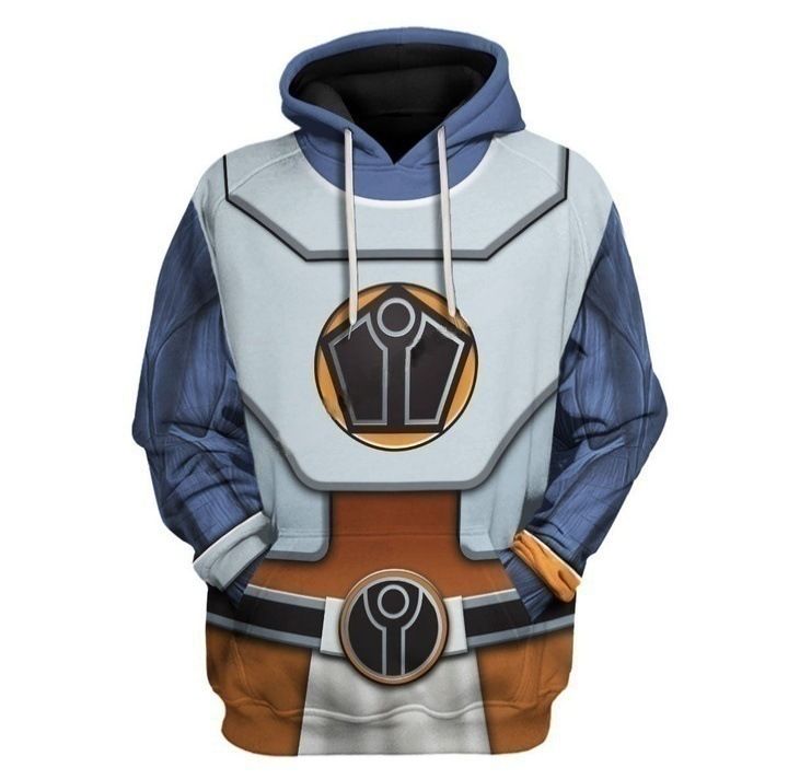 Warhammer 40K Warhammer Men's 3D Digital Printing cos Extreme Warrior Young Handsome Travel Fashion Leisure Hooded Sweater Day Style European and American Style