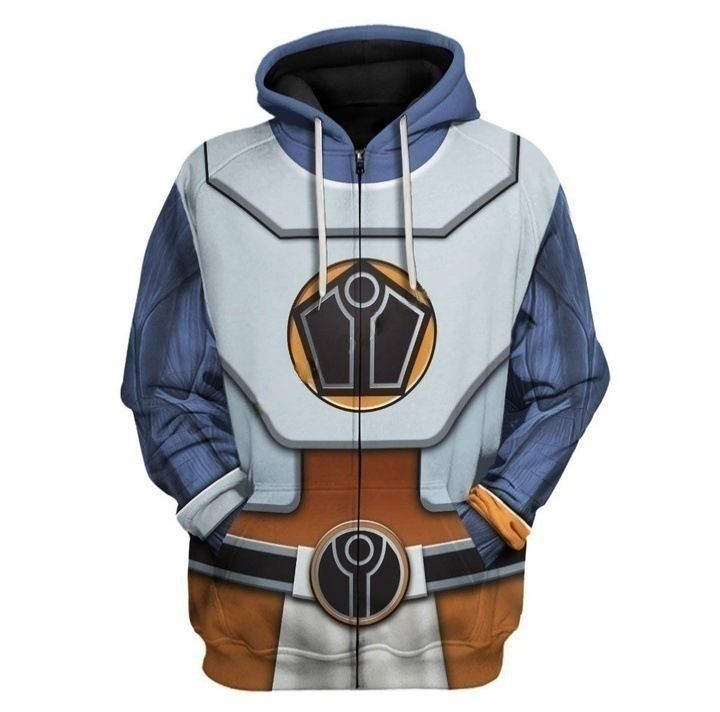 Warhammer 40K Warhammer Men's 3D Digital Printing cos Extreme Warrior Young Handsome Travel Fashion Leisure Hooded Sweater Day Style European and American Style